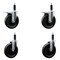 Service Caster 6'' Phenolic Swivel 1'' Expand Stem Caster Set 2 Total Lock Brakes, 4PK SCC-EXTTL20S615-PHS-2-S-2-1 - alternate 1